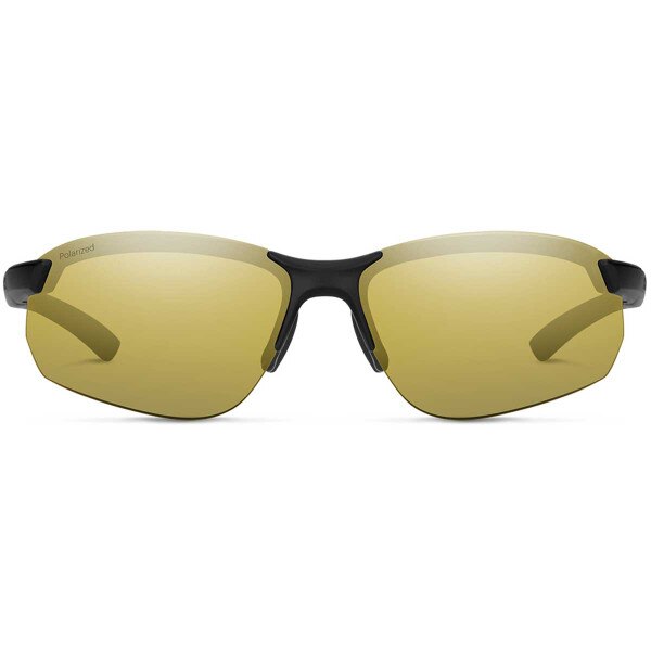 Smith Parallel Max2 Sunglasses Polarized in Matte Black with Gold Mirror